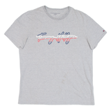 TOMMY HILFIGER Womens T-Shirt Grey M