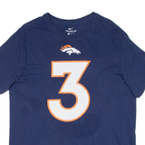 NIKE Denver Broncos Mens T-Shirt Blue USA M