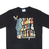 CHAMPION Mens T-Shirt Black M