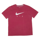 NIKE Mens T-Shirt Maroon M