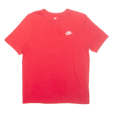 NIKE Mens T-Shirt Red M