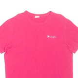 CHAMPION Womens T-Shirt Pink L