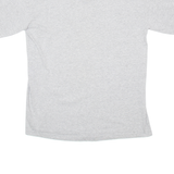 REEBOK Mens T-Shirt Grey V-Neck M