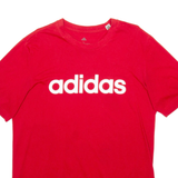 ADIDAS Mens T-Shirt Red L