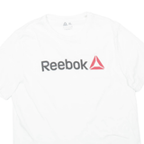 REEBOK Mens T-Shirt White XL
