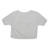 ELLESSE CROPPED Womens T-Shirt Grey UK 6
