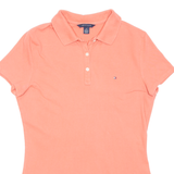 TOMMY HILFIGER Womens Polo Shirt Pink M