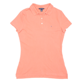 TOMMY HILFIGER Womens Polo Shirt Pink M