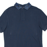 BARBOUR Mens Polo Shirt Blue XL