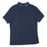 BARBOUR Mens Polo Shirt Blue XL