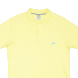 NIKE Mens Polo Shirt Yellow L