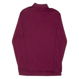 POLO RALPH LAUREN Mens Polo Shirt Maroon Long Sleeve S