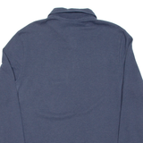 BOSS Slim Fit Mens Polo Shirt Blue Spotted Long Sleeve M