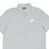 NIKE Mens Polo Shirt Grey XL