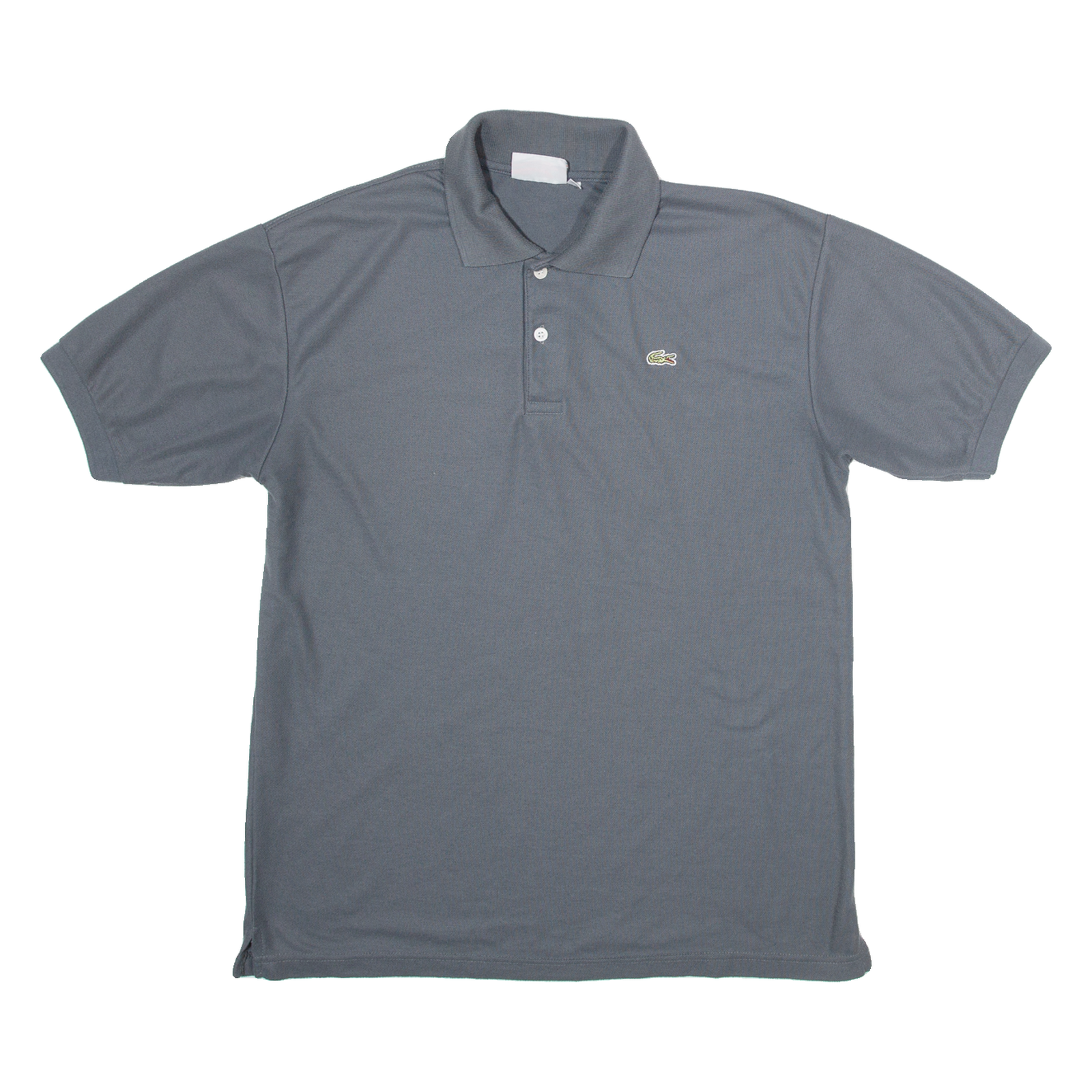 LACOSTE CHEMISE Womens Polo Shirt Grey 90s L