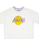 NEW ERA Los Angeles Lakers Mens Jersey White USA Crew Neck M