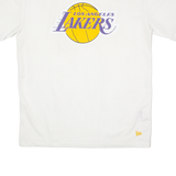 NEW ERA Los Angeles Lakers Mens Jersey White USA Crew Neck M