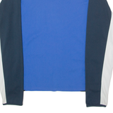 R LOPO Template Mens Football Shirt Jersey Blue Long Sleeve High Neck L