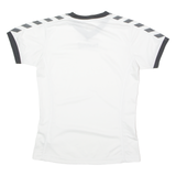 HUMMEL Template Womens Football Shirt Jersey White V-Neck M