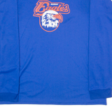 DOODAH Eagles Mens T-Shirt Blue Long Sleeve 2XL