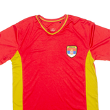 VICTORY Serbia Fan Mens Football Shirt Jersey Red V-Neck S