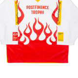 OCHSNER Swiss Ice Hockey PostFinance Trophy Mens Jersey White 3/4 Sleeve S