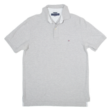 TOMMY HILFIGER Mens Polo Shirt Grey S