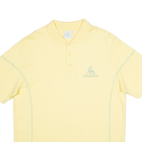 LE COQ SPORTIF Mens Polo Shirt Yellow M