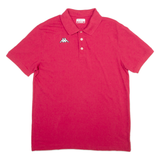 KAPPA Mens Polo Shirt Red L