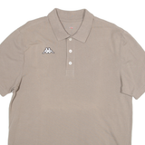 KAPPA Mens Polo Shirt Brown L