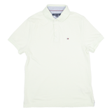 TOMMY HILFIGER Mens Polo Shirt Yellow XS