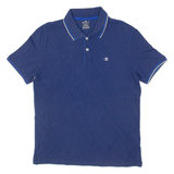 CHAMPION Mens Polo Shirt Blue S