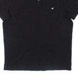 WRANGLER Mens Polo Shirt Black L