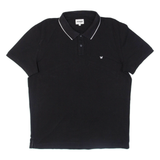 WRANGLER Mens Polo Shirt Black L