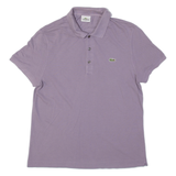 LACOSTE Slim Fit Womens Polo Shirt Purple L