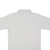 ADIDAS Mens Polo Shirt Grey M