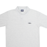 UMBRO Mens Polo Shirt Grey S