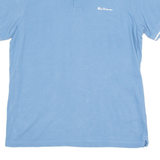 BEN SHERMAN Mens Polo Shirt Blue S