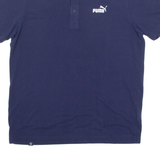 PUMA Mens Polo Shirt Blue M
