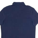 MICHAEL KORS Stretch Pima Mens Polo Shirt Blue L