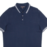 MICHAEL KORS Mens Polo Shirt Blue M