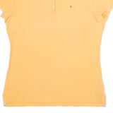 TOMMY HILFIGER Slim Fit Womens Polo Shirt Orange L