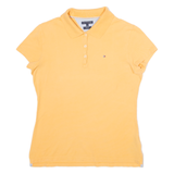 TOMMY HILFIGER Slim Fit Womens Polo Shirt Orange L