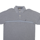 NAUTICA Mens Polo Shirt Grey S