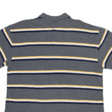 NAUTICA Mens Polo Shirt Grey Striped XL