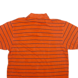 NAUTICA Mens Polo Shirt Orange Striped XL