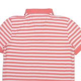 NAUTICA Mens Polo Shirt Pink Striped M
