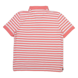 NAUTICA Mens Polo Shirt Pink Striped M