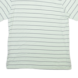 NAUTICA Mens Polo Shirt Green Striped L