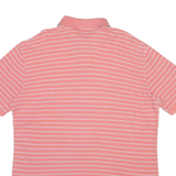 NAUTICA Mens Polo Shirt Pink Striped XL